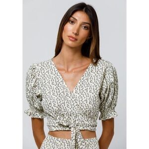 Anthropologie Beachgold Ruby Crop Top Sz. M